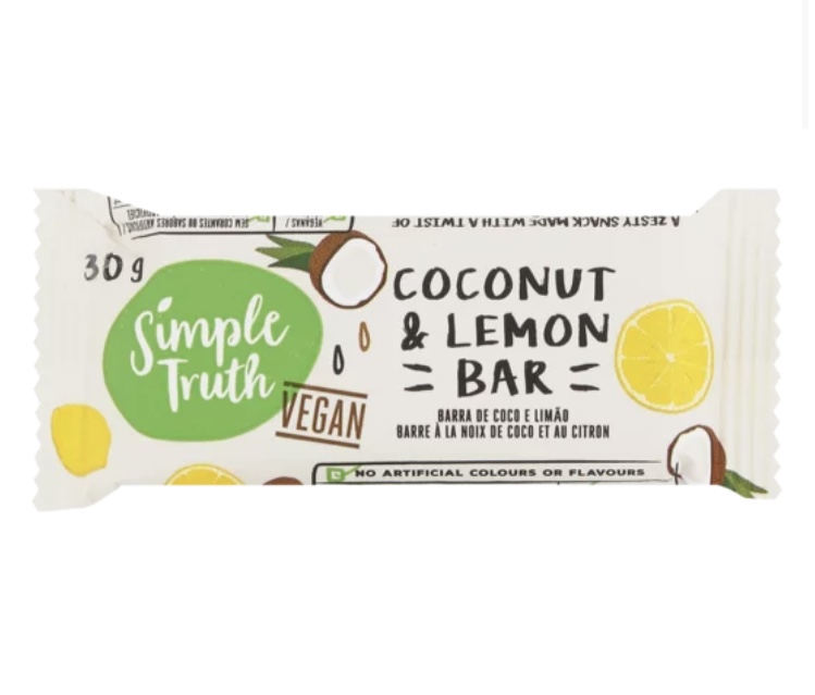 Vegan Coconut & Lemon Bar 30g