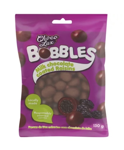 Raisin Milk Chocolate Bobbles 125g