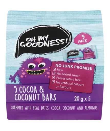 5 Cocoa& Coconut Bars